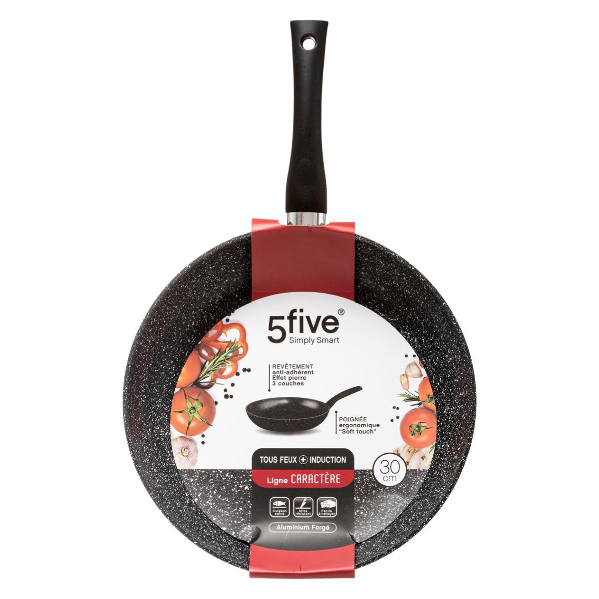 POELE 30CM ALUMINIUM FORGE CARACTERE