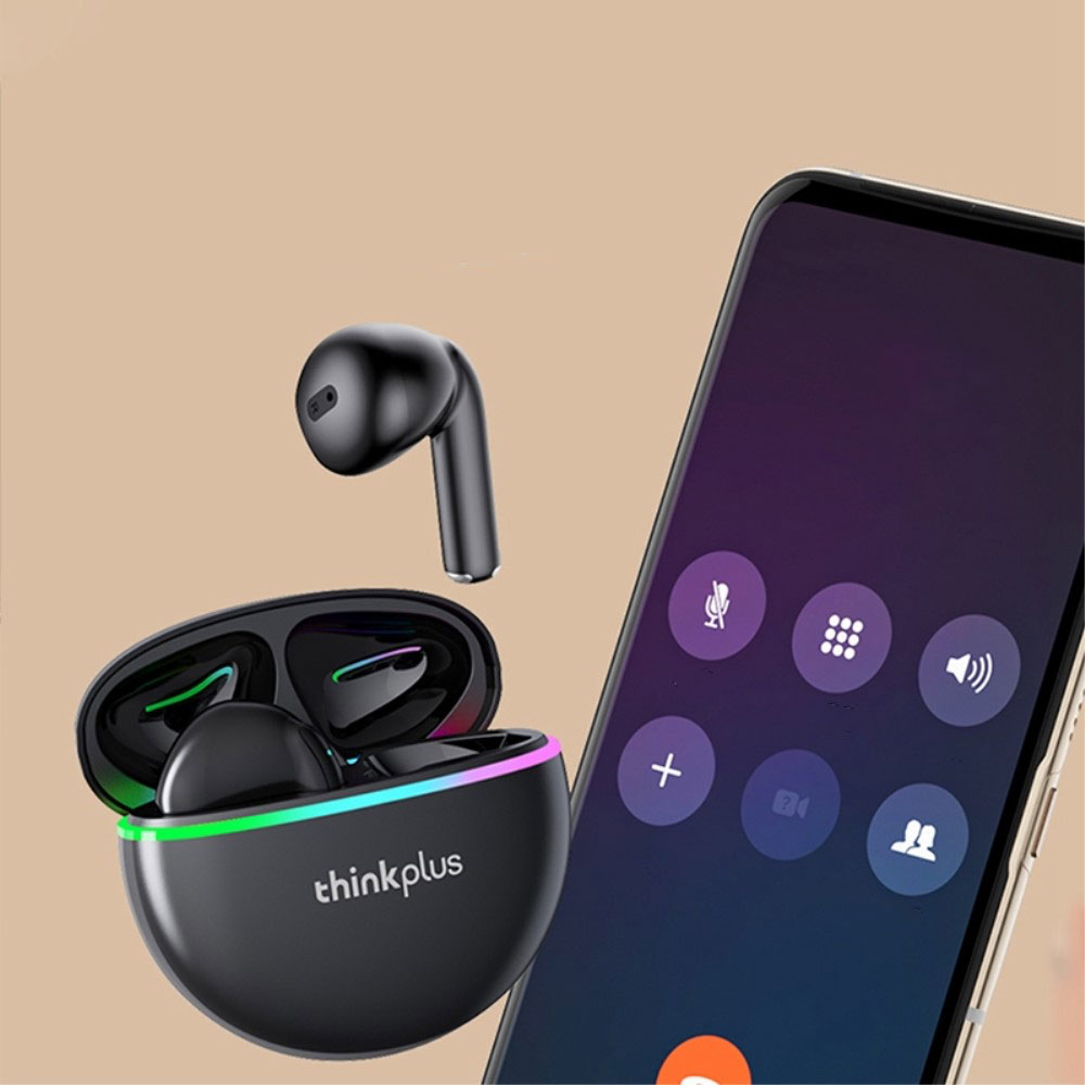 thinkplus Live Pods XT97 Kabellose TWS Bluetooth 5.2 In-Ear Kopfhörer LED Headset mit Ladecase (250mAh) - Weiss