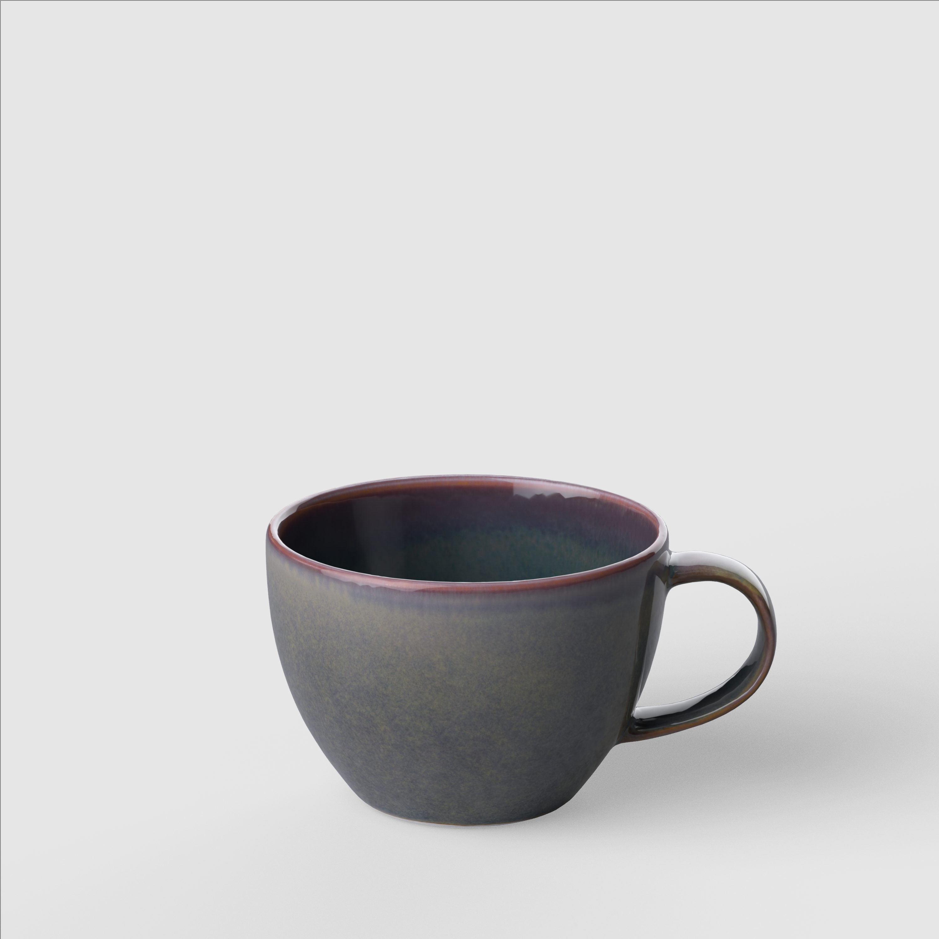 Crafted Coffee cup Green, 5.8 oz, Premium Porcelain