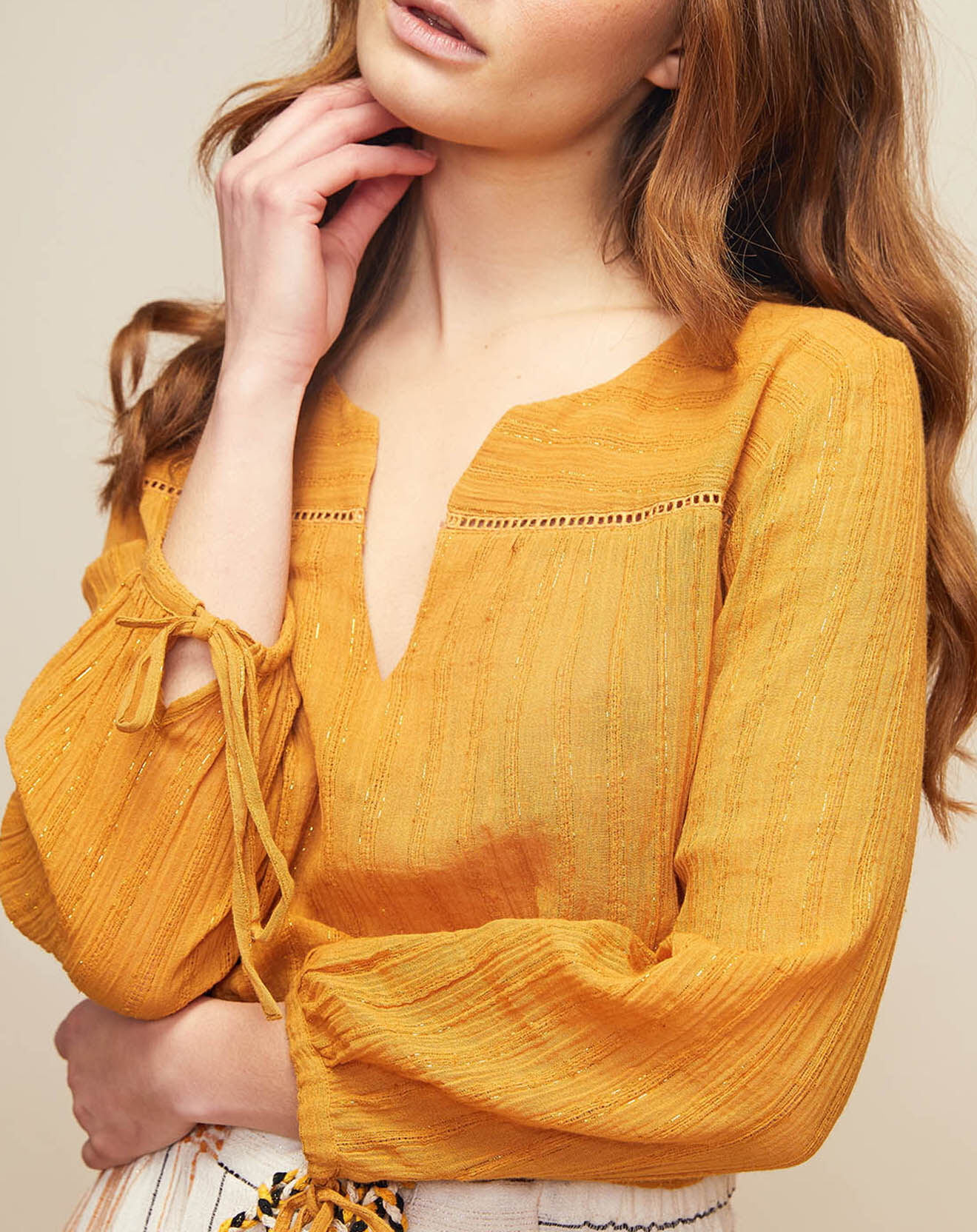 Louizon Blouse Nicole ocre