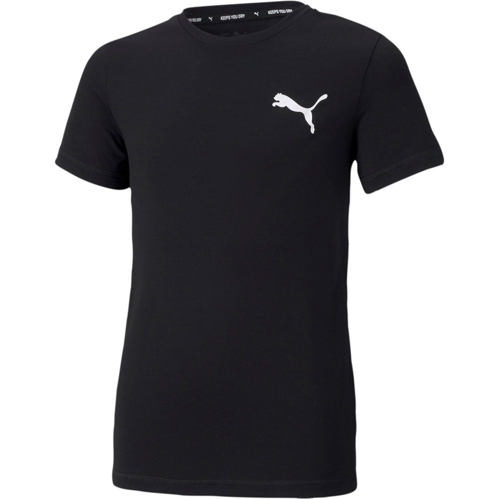 Puma Active Small Logo T-Shirt Jungen puma black