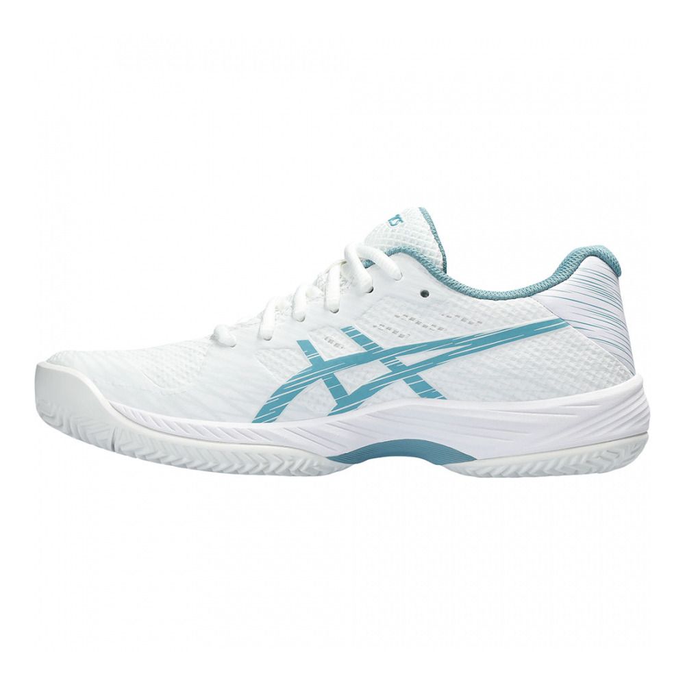 Asics GEL-GAME 9 CLAY/OC - Chaussures de tennis Femme white/gris blue