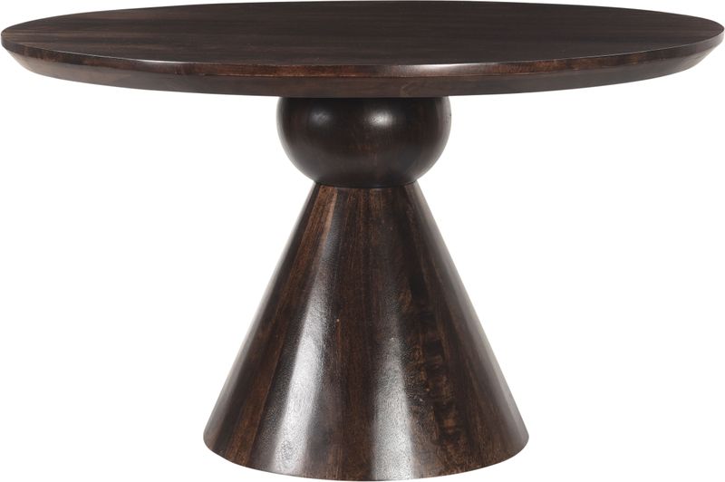 Brix Balthazar Walnut - Eettafel - Walnootkleur - Ronde Tafel - 130 cm