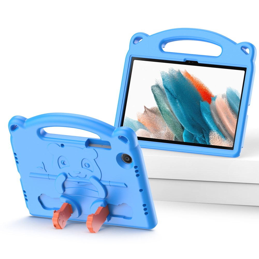 Samsung Galaxy Tab A8 10.5 (2021) Stossfeste Kinder Schaumstoff Hülle mit Griff   Kickstand - Blau