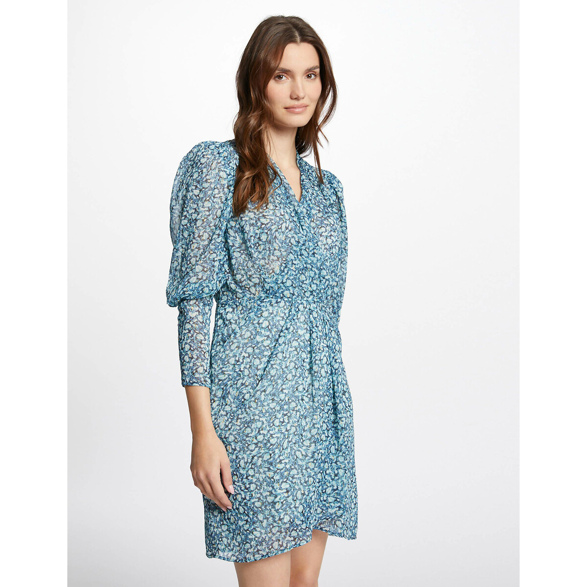 MORGAN<br>Vestido curto, estampa abstrata