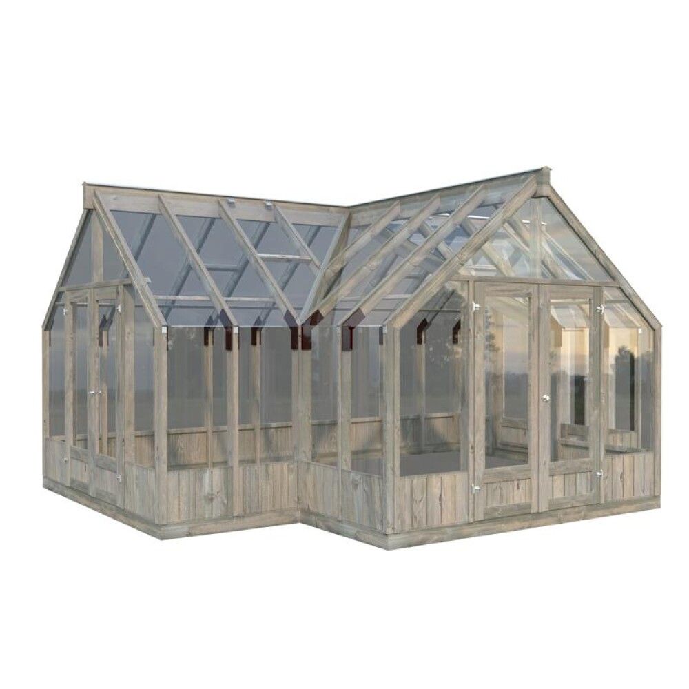 DRIVHUS PALMAKO EMILIA GRÅ 19,1M²