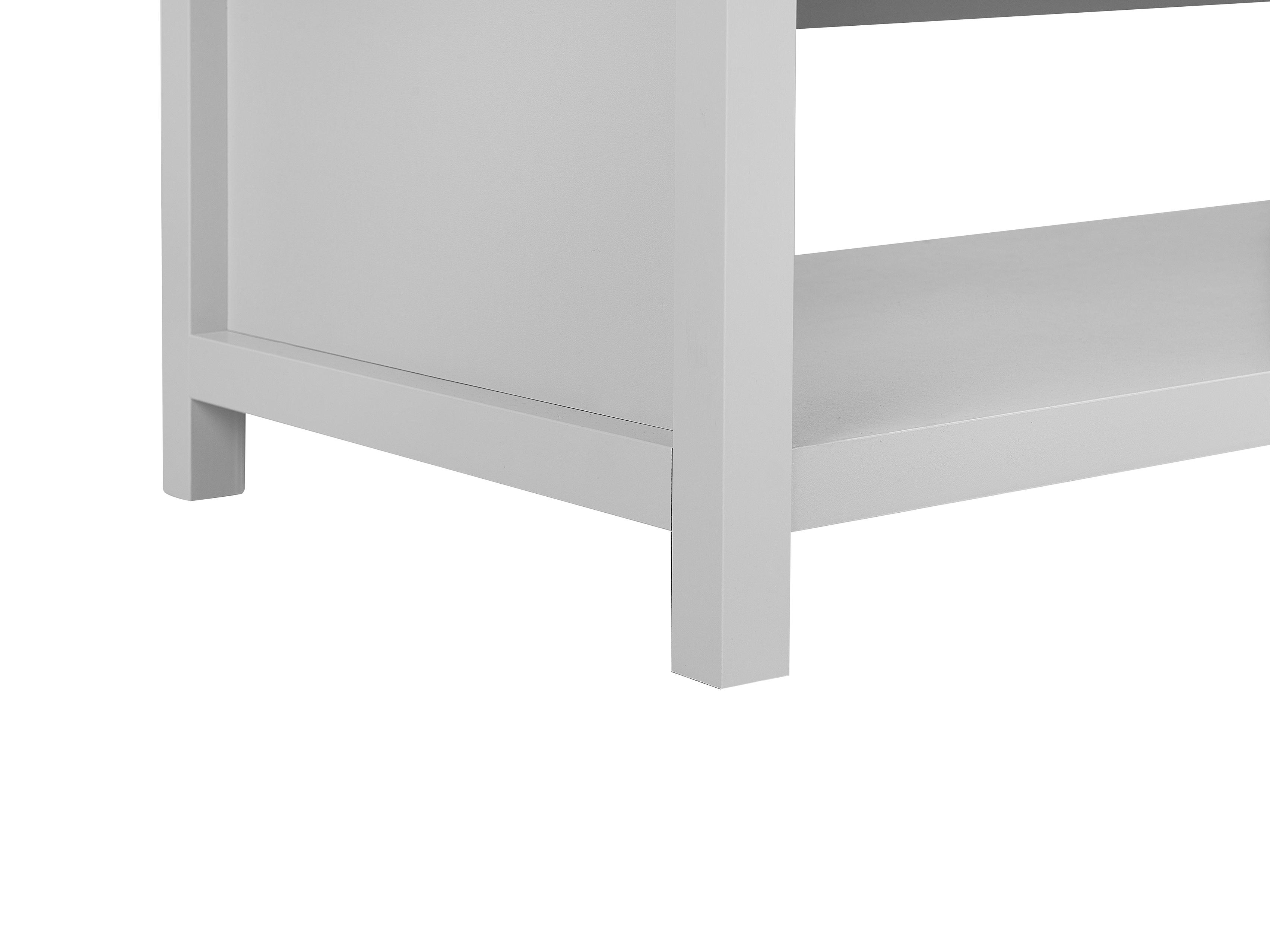 Salontafel CLIO Lichtgrijs met opbergruimte