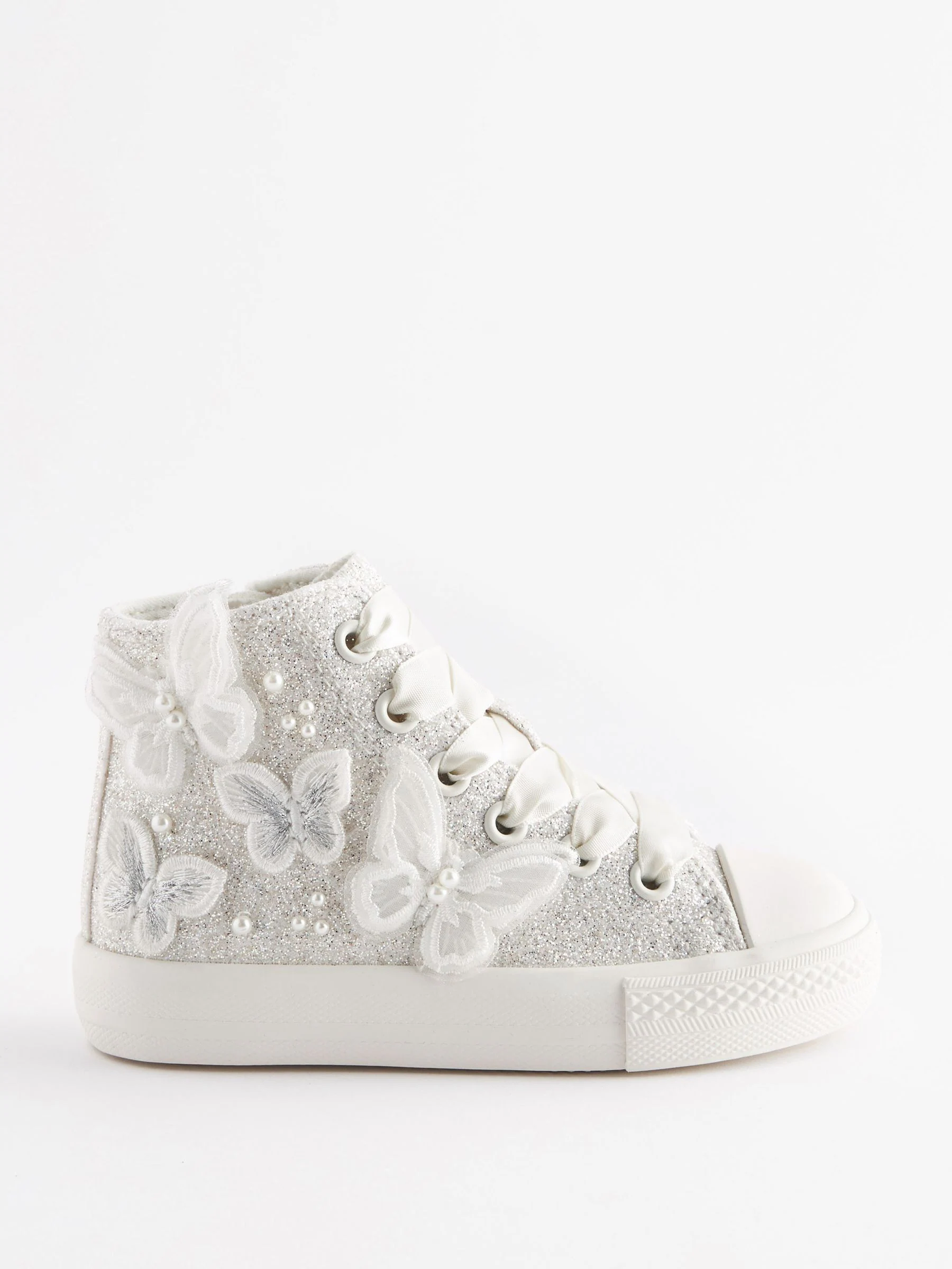 Butterfly Glitter - High Top Trainer