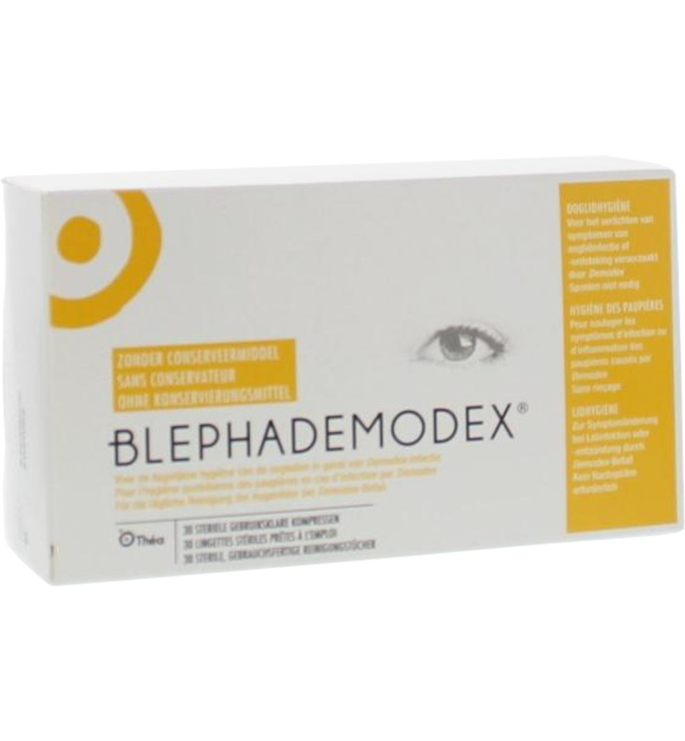 Diversen Blephademodex Reiniging Tissues (30 stuks)