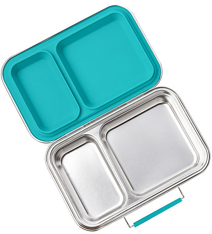 LEKKABOX Madkasse - Duo - Rustfrit St?l - 750 ml - Petrol