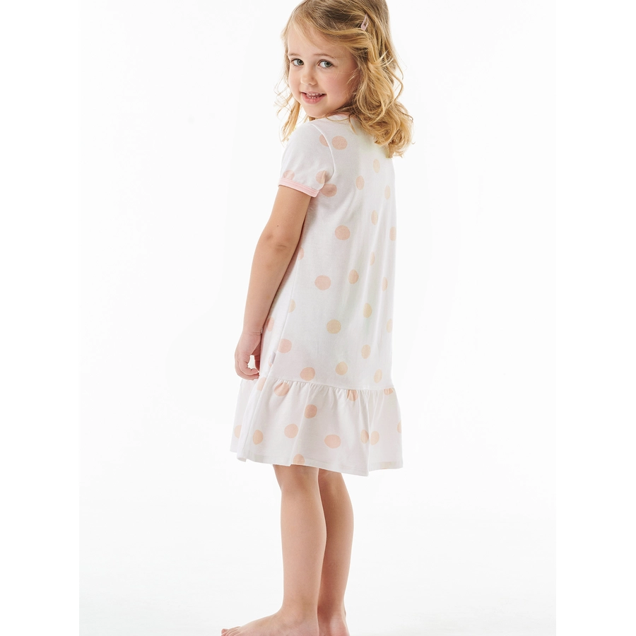 Schiesser Nachthemd Casual World Organic Cotton off-white