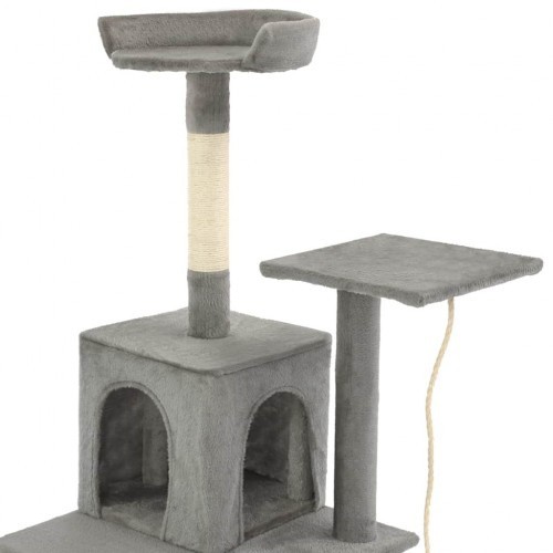 Arranhador de sisal para gatos, cinza