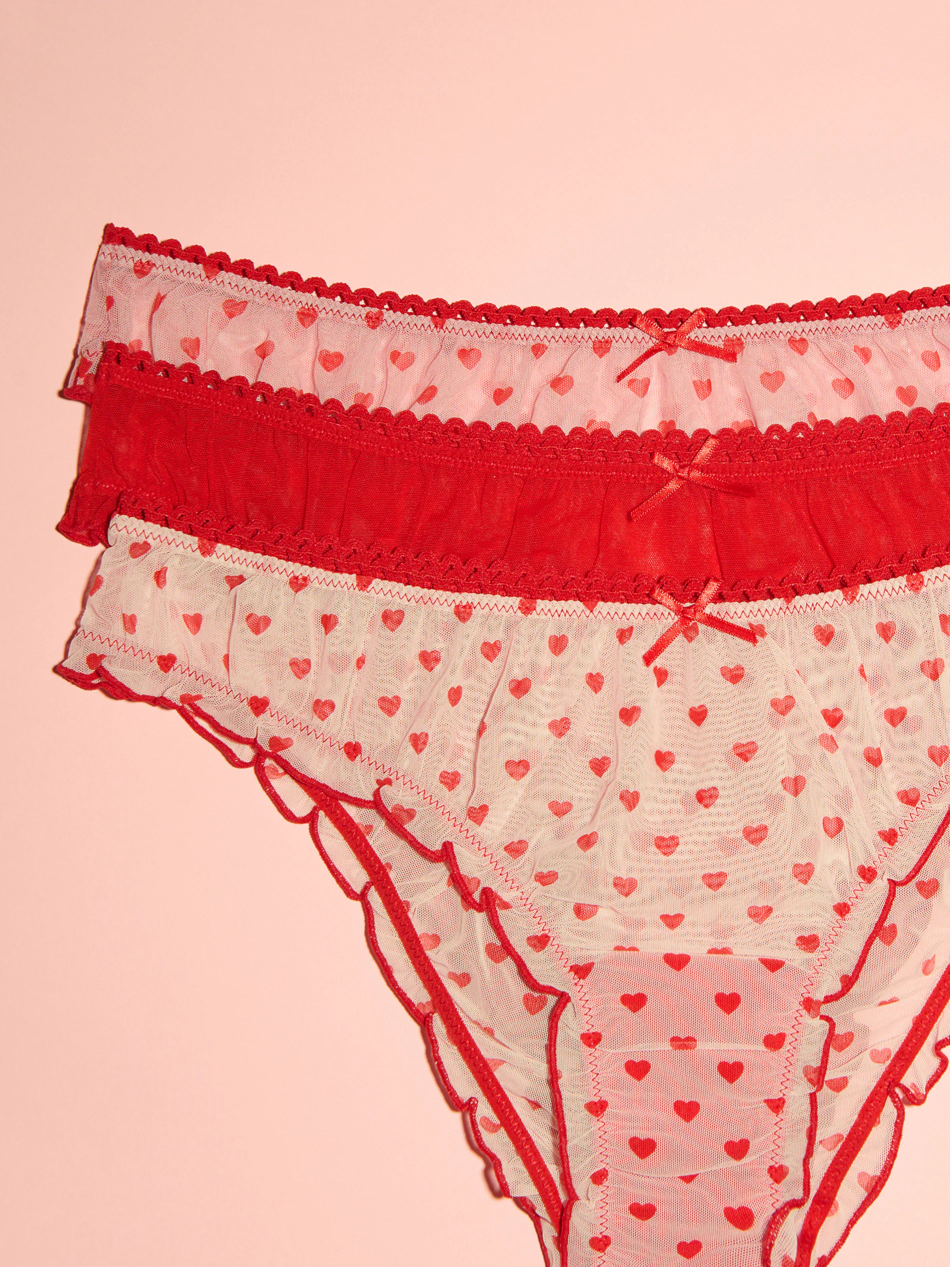 3er-Pack Mesh-Bikini-Slips