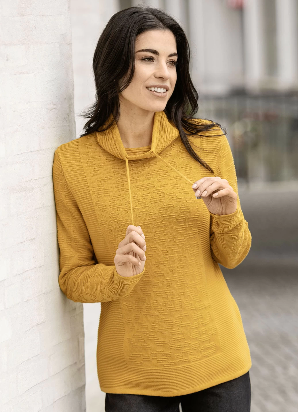 Pullover mit Kordelzug