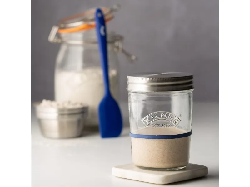 Surdej starter Kilner® - 2x0,35 l - Glas - Silikone - RF - klar