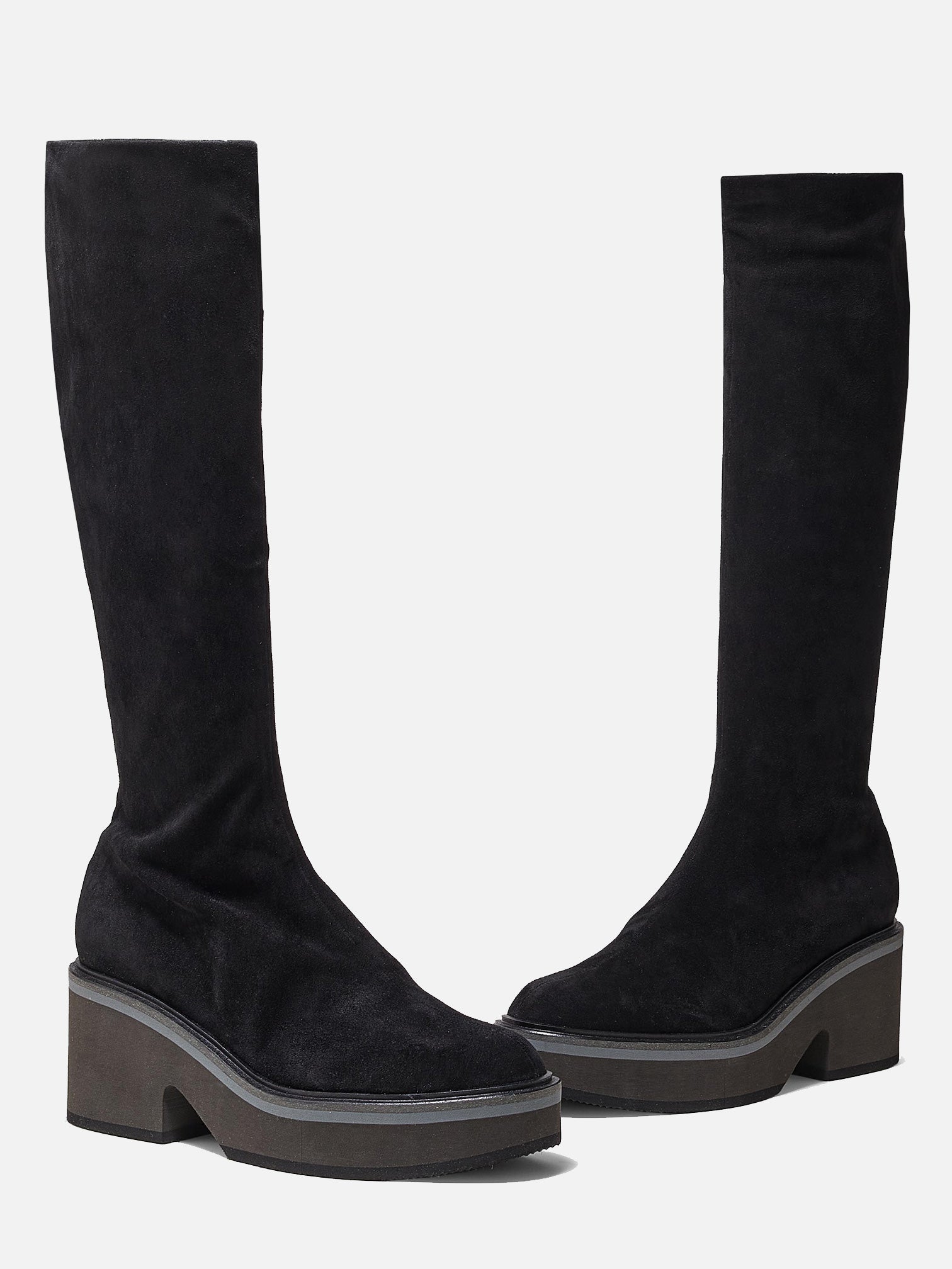 ANKI, suede stretch black