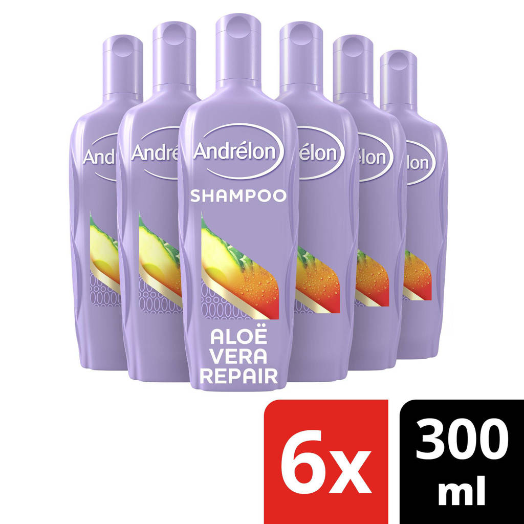 Shampoo met wat meerAloë Vera Repair shampoo - 6 x 300 ml
