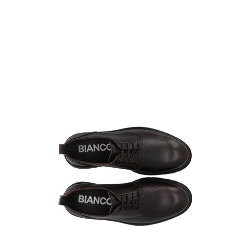 Bianco BIAGil Derby Sko, Dark Brown, 44