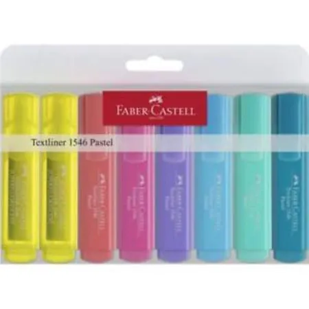 Faber-Castell Textmarker Textliner pastell 1546, 8 Stück