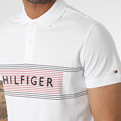 Polo Manches Courtes RWB Chest Beige Clair