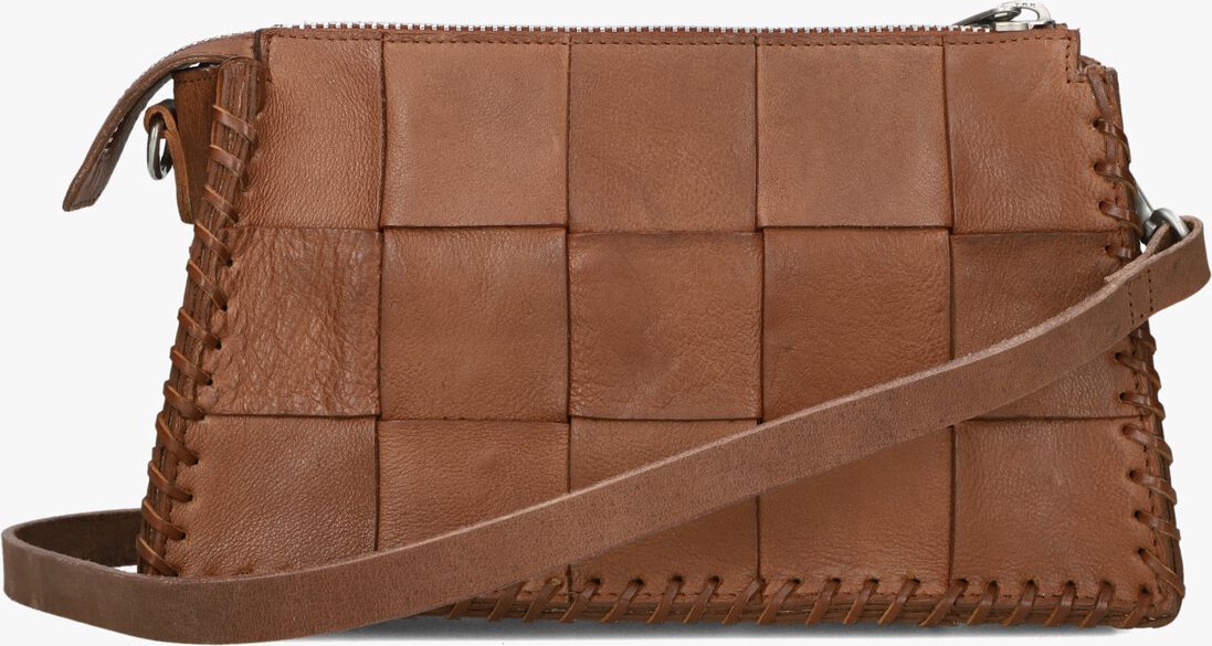 SHABBIES cognac shabbies schoudertas noka