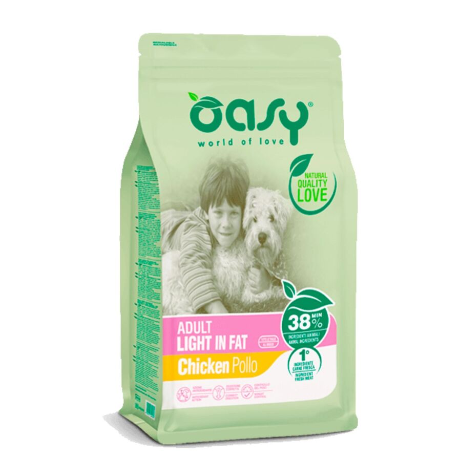 OASY ADULT DOG LIGHT CHICKEN 12KG