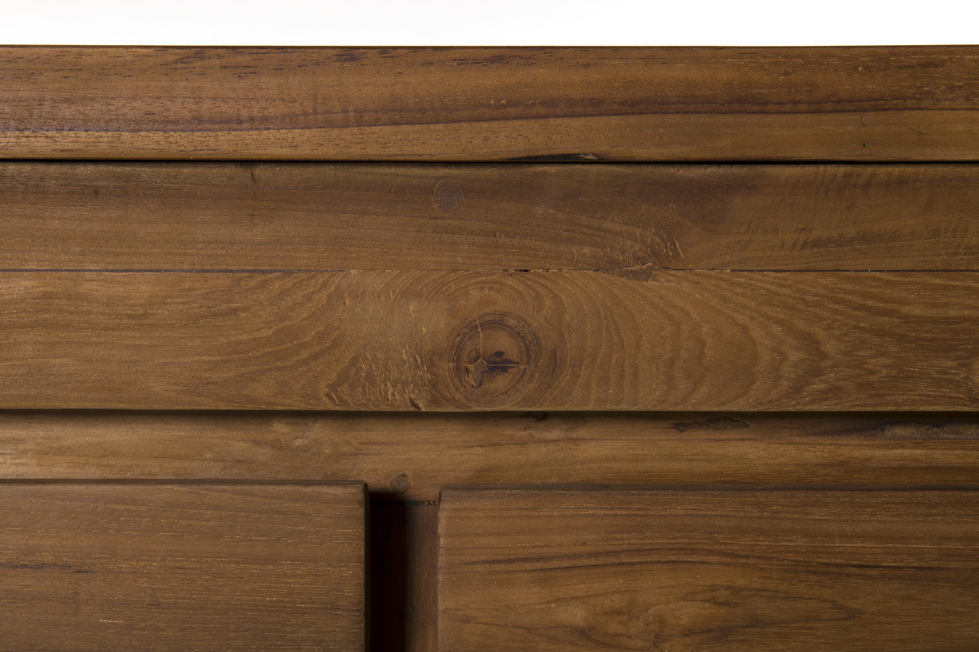 Sideboard aus Teak, 2 Türen, 6 Schubladen, B 220 cm, H 90 cm, T 45 cm von fischer's lagerhaus