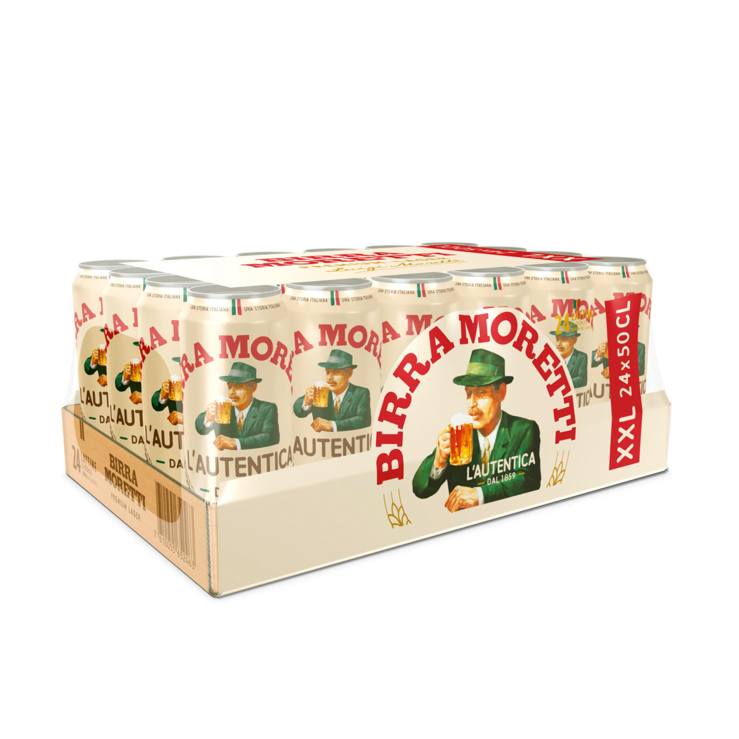Birra Moretti L’Autentica Lager 24x50cl
