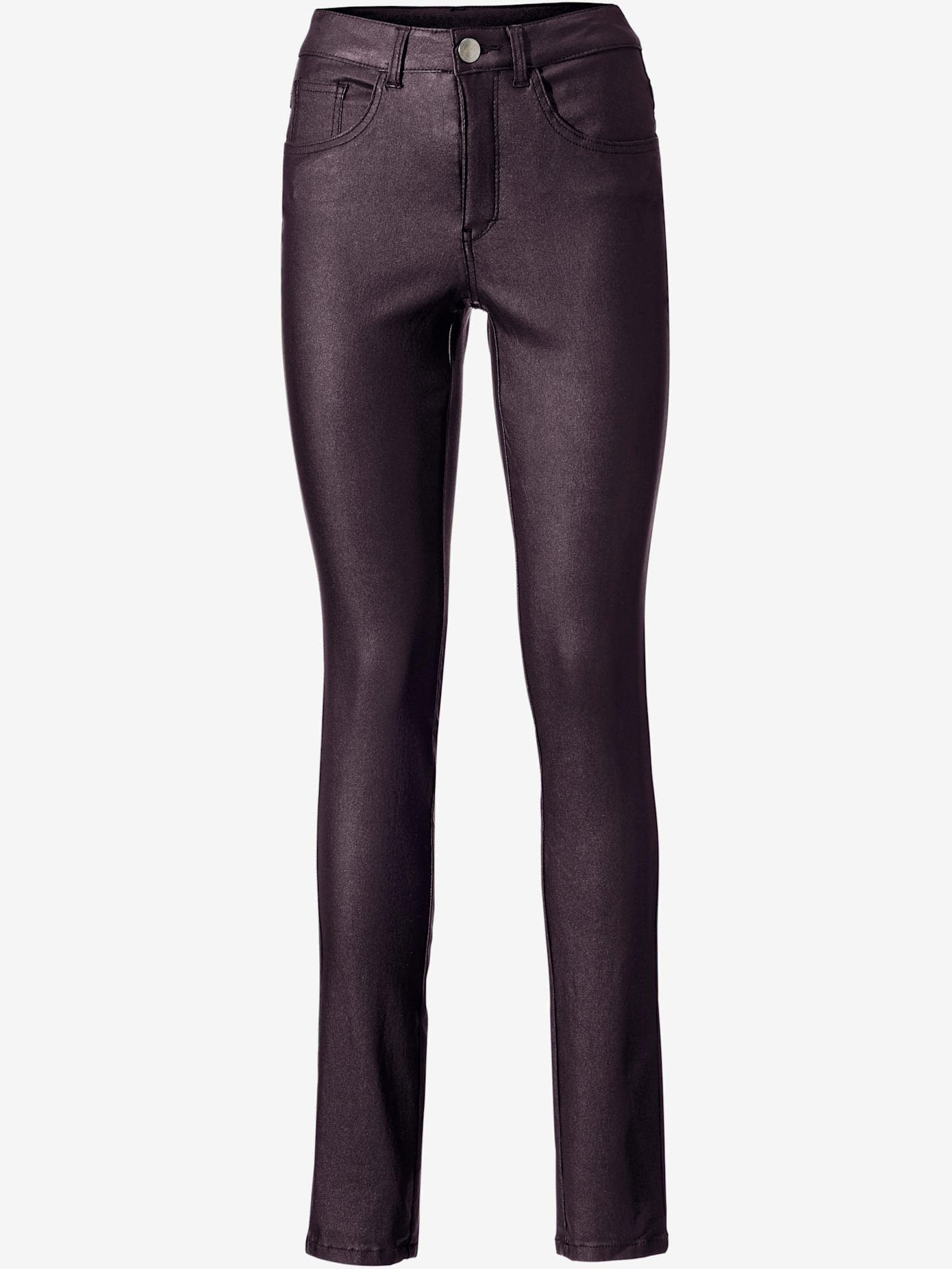 Pantalon effet ventre plat coupe skinny tendance