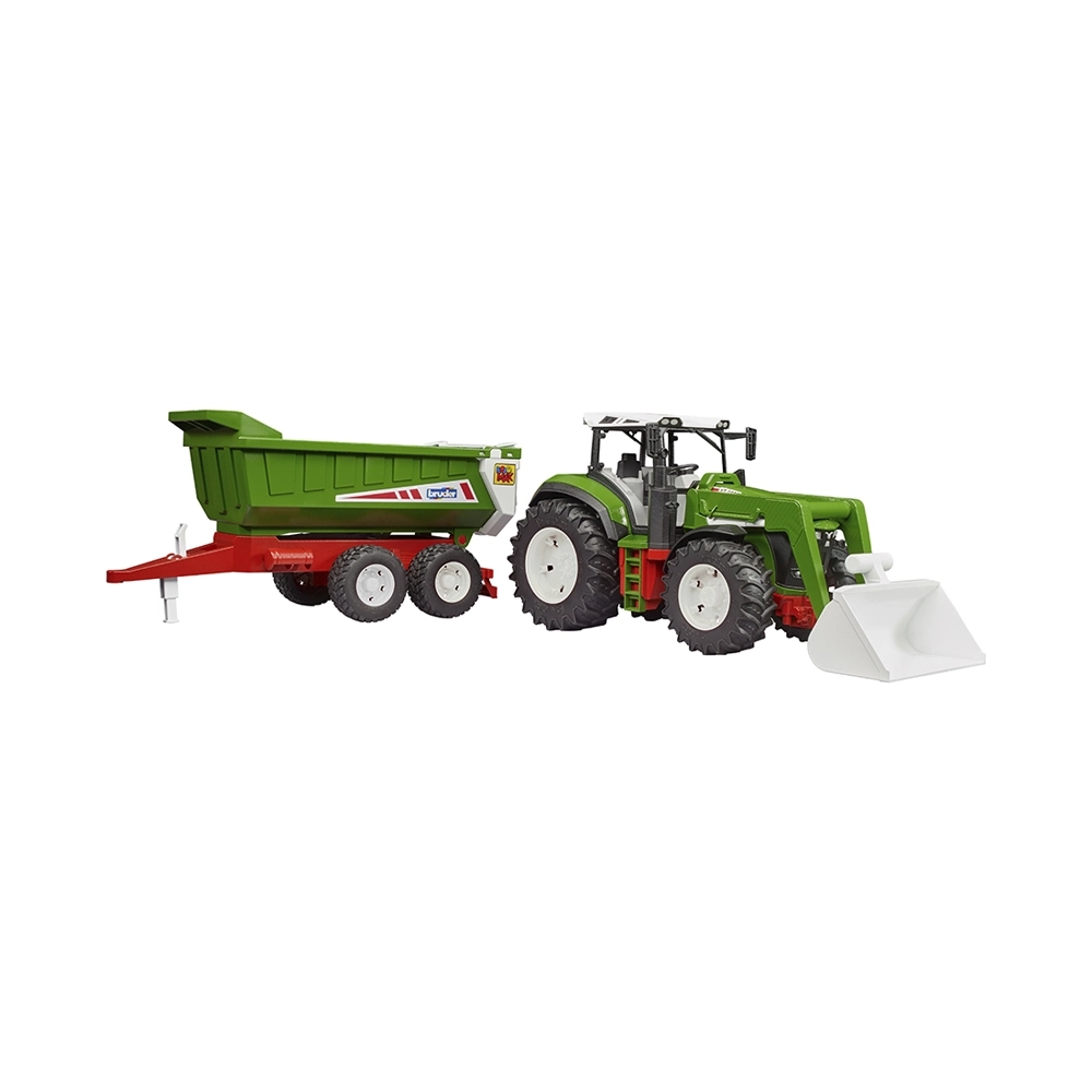Bruder ROADMAX Traktor mit Frontlader & Kippanhänger