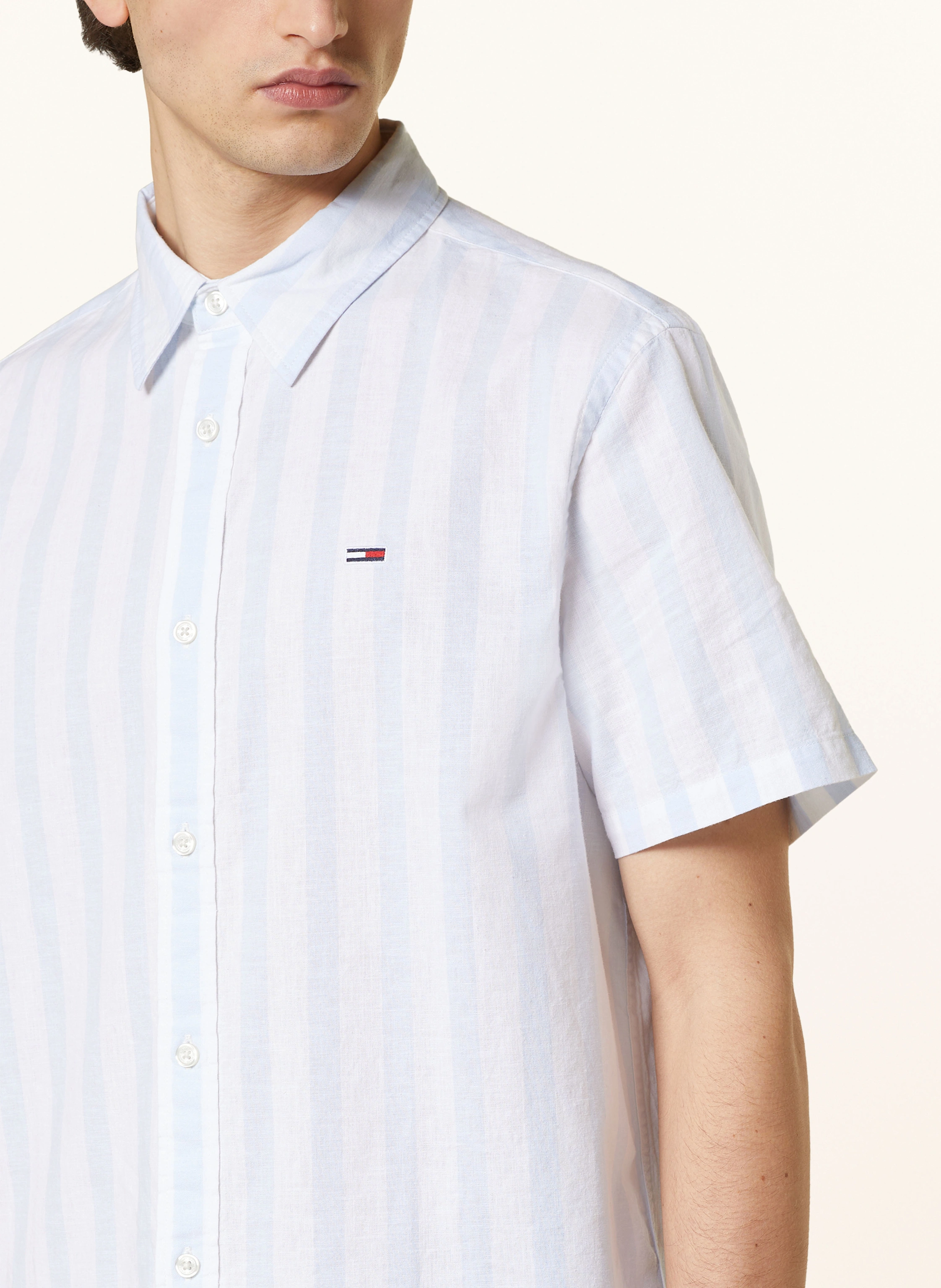 TOMMY JEANS Kurzarm-Hemd Regular Fit