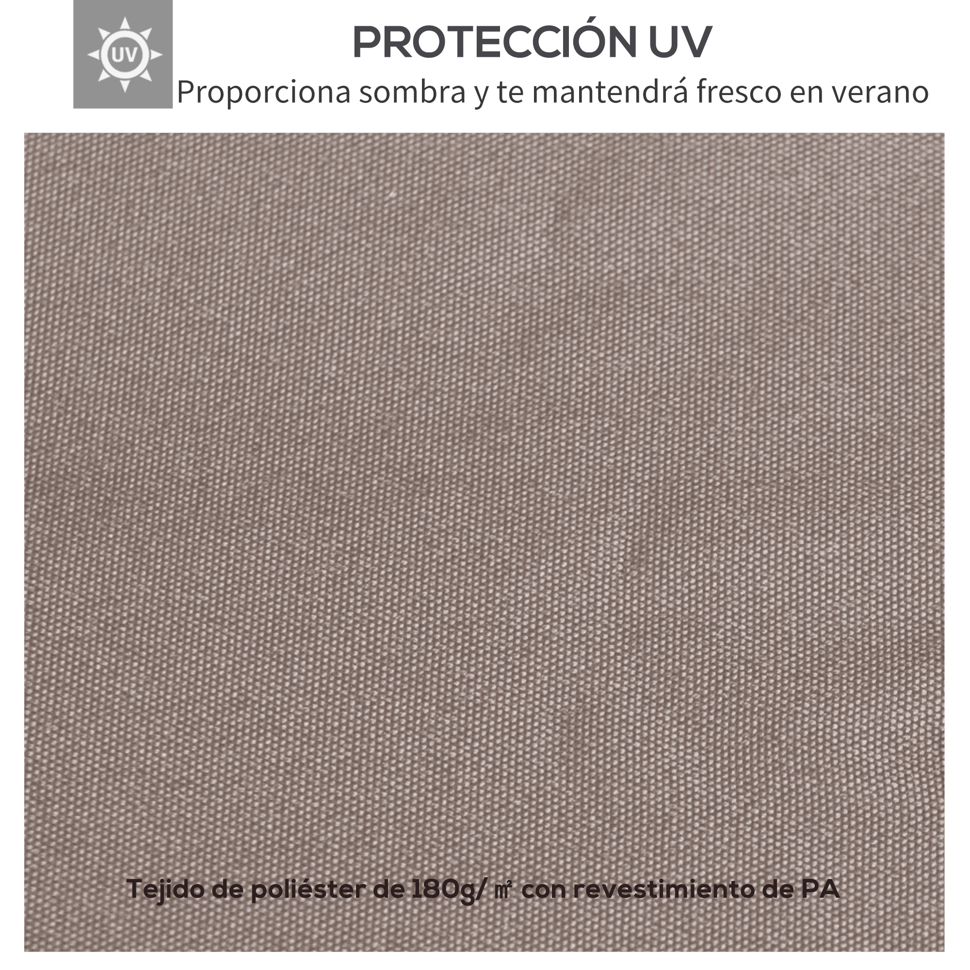 Capa de substituição para gazebo de jardim Outsunny