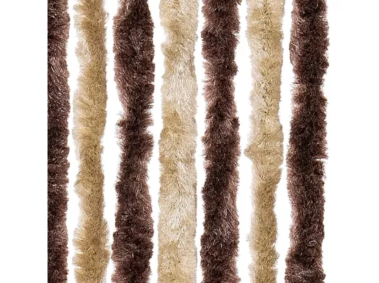 Moustiquaire beige et marron clair 118x220 cm chenille