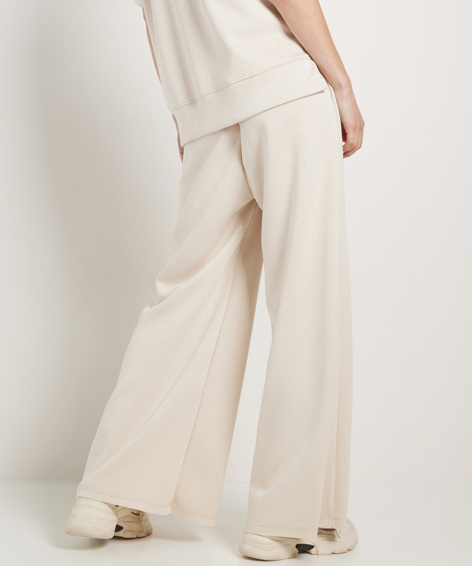 wide fit broek scuba glitters