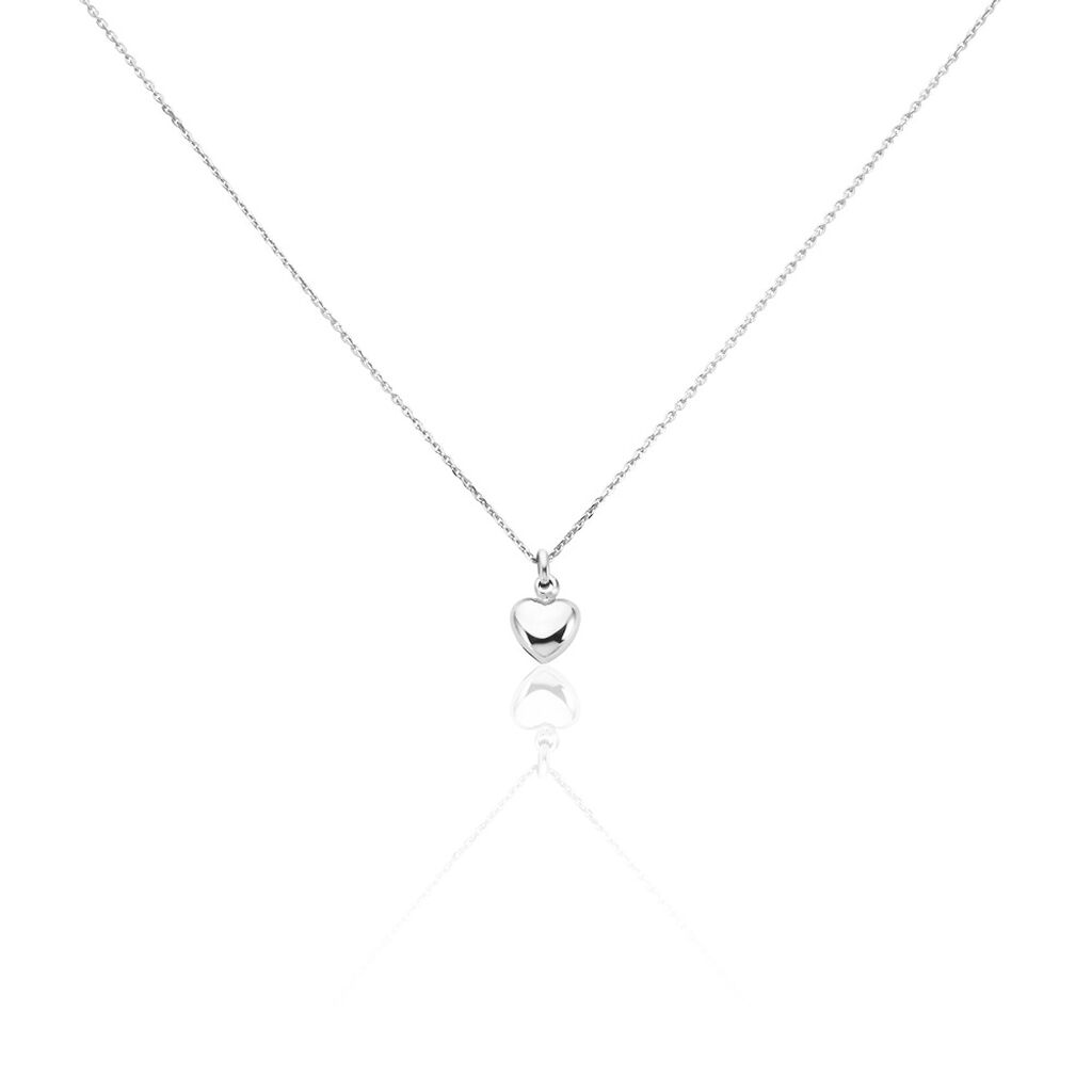 Collier Barbara Argent Blanc