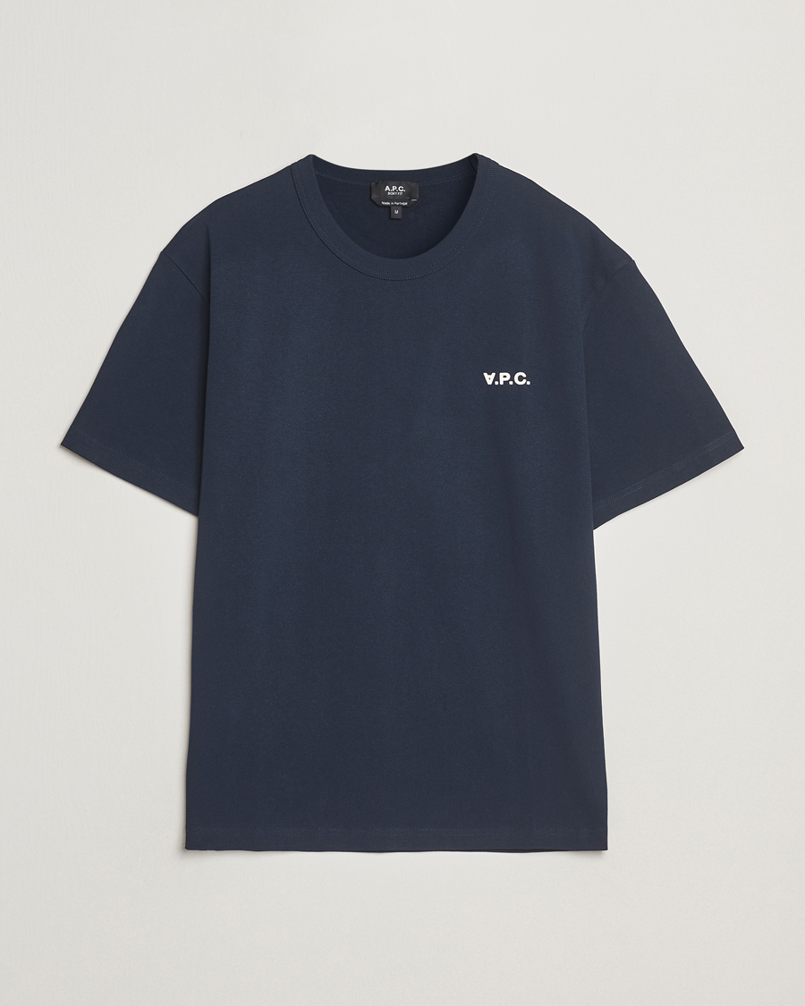 A.P.C. Boxy Fit Petit VPC T-Shirt Dark Navy/Ecru