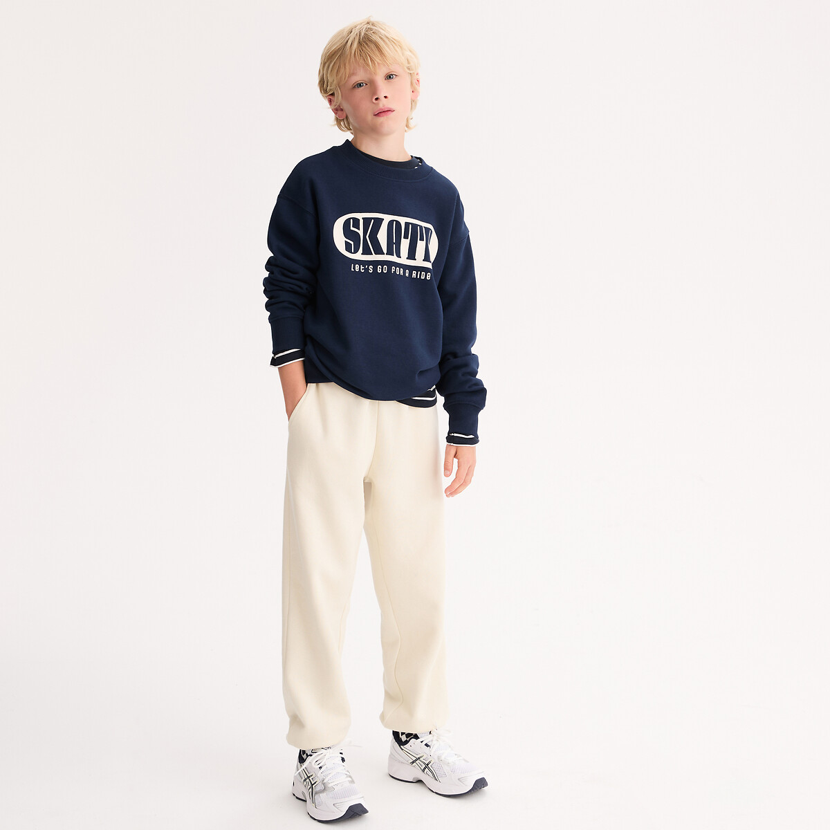 COLEÇÕES LA REDOUTE<br>Calças de moletom oversized