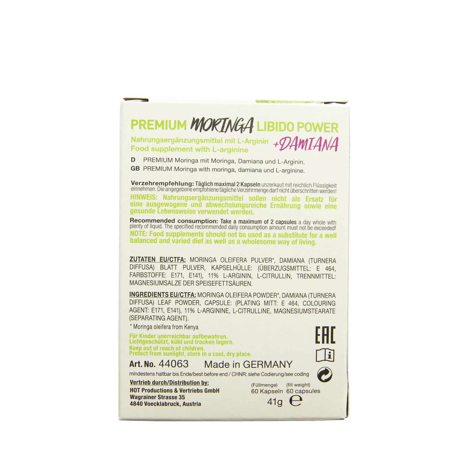 Hot - Moringa Frau Libido Booster