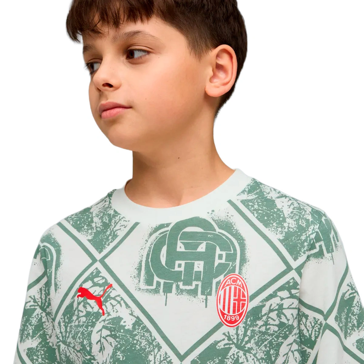 T-Shirt Puma AC Milan FtblCulture Fanswear 2025-2026 Criança