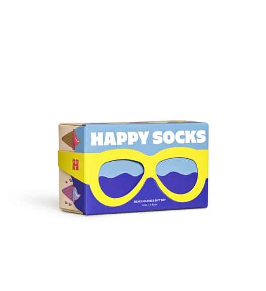 Happy Socks Kids 3-Pack Glasses Gift Set Socken in Mehrfarbig