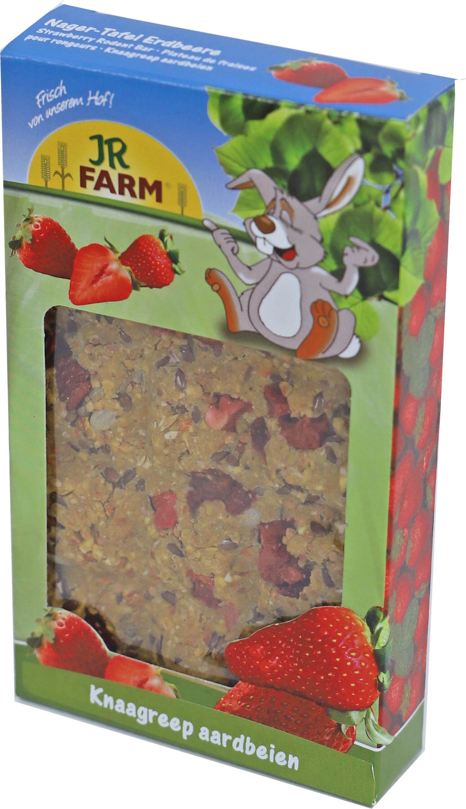 JR Farm knaagdiersnack aardbei125 g