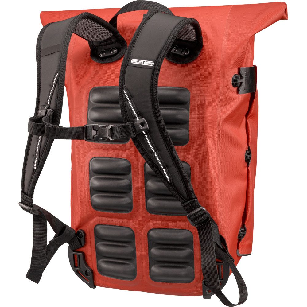 Ortlieb Vario QL3.1 26L Hybrid-Rucksack rooibos