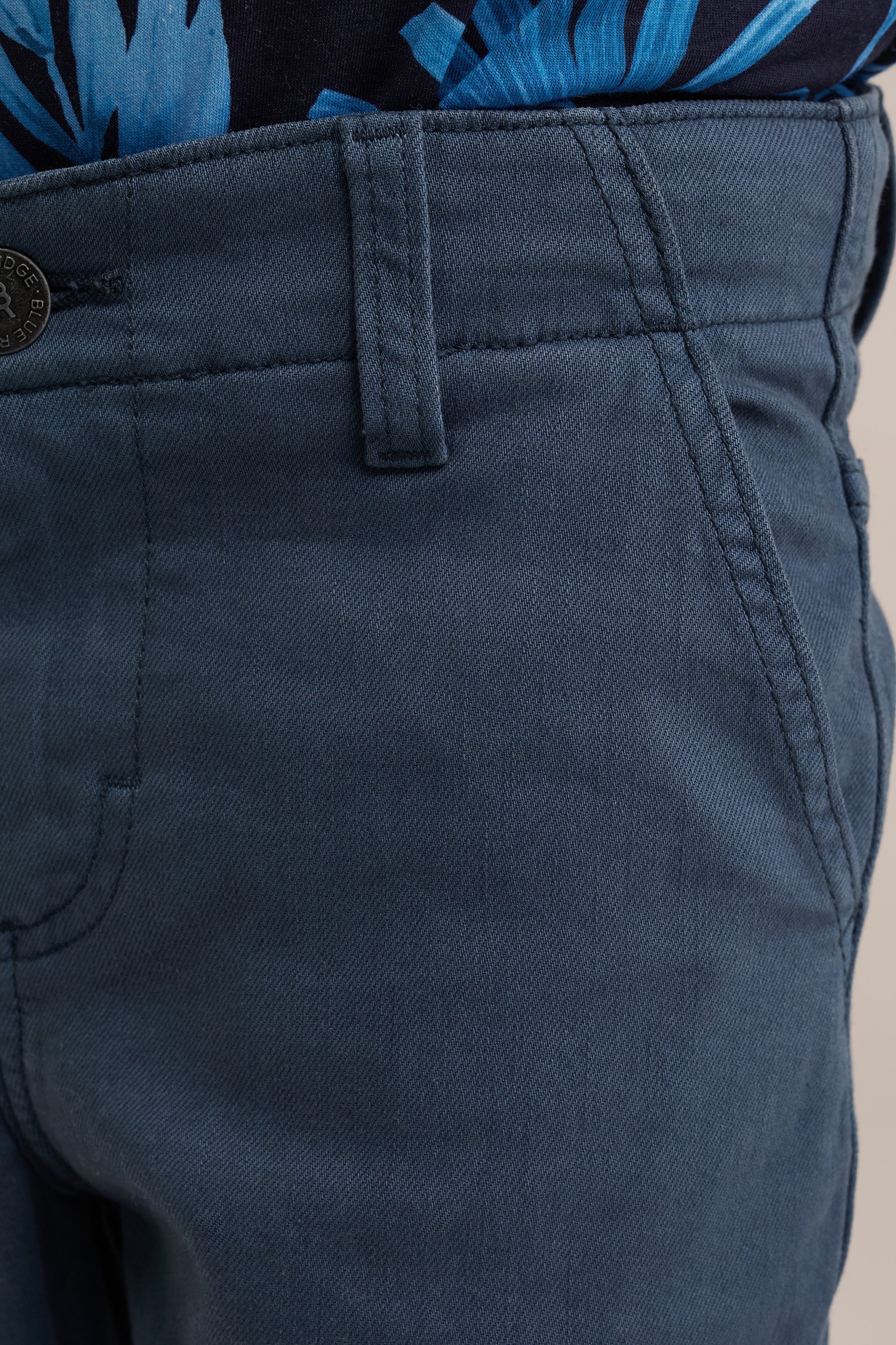 Jongens regular fit cargobroek WE Fashion Petrol