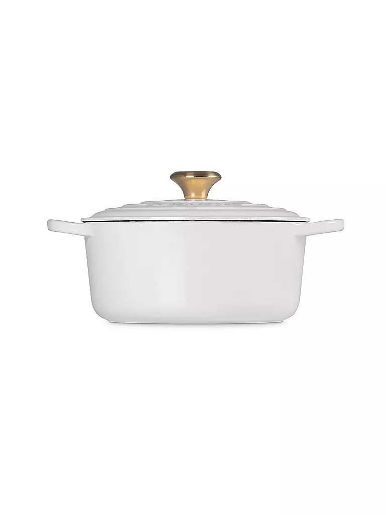 LE CREUSET Bräter rund Signature 20cm weiss