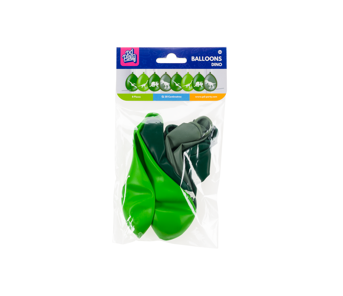 Dino Ballonnen 30cm 8st
