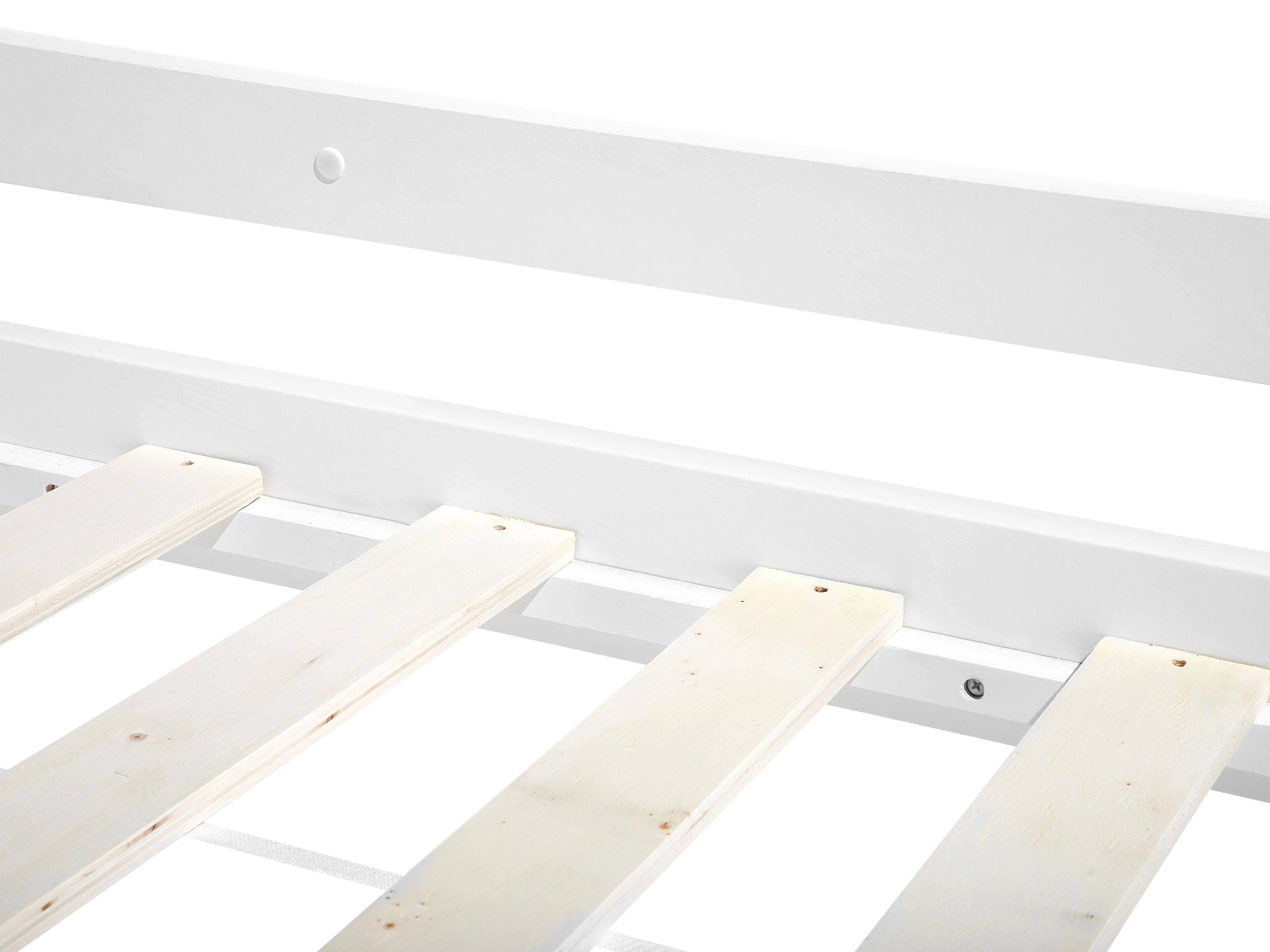 Hoogslaper Dennenhout REVIN 90 x 200 cm Wit