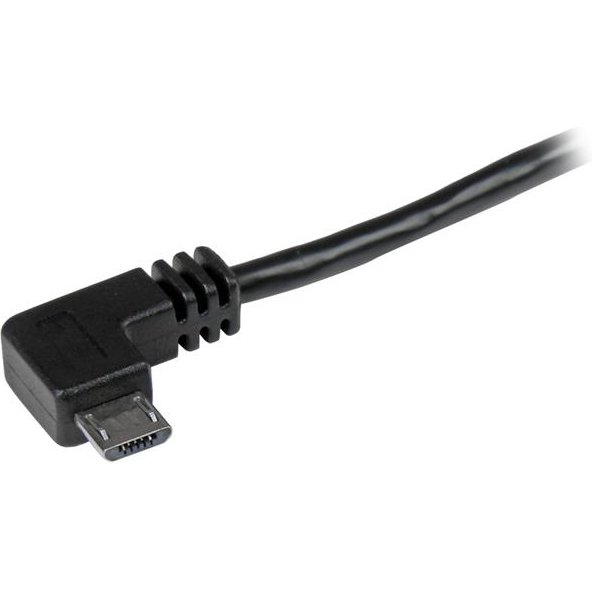 StarTech.com Câble USB A vers Micro B de 1 m avec connecteurs coudés à angle droit - M/M - Noir