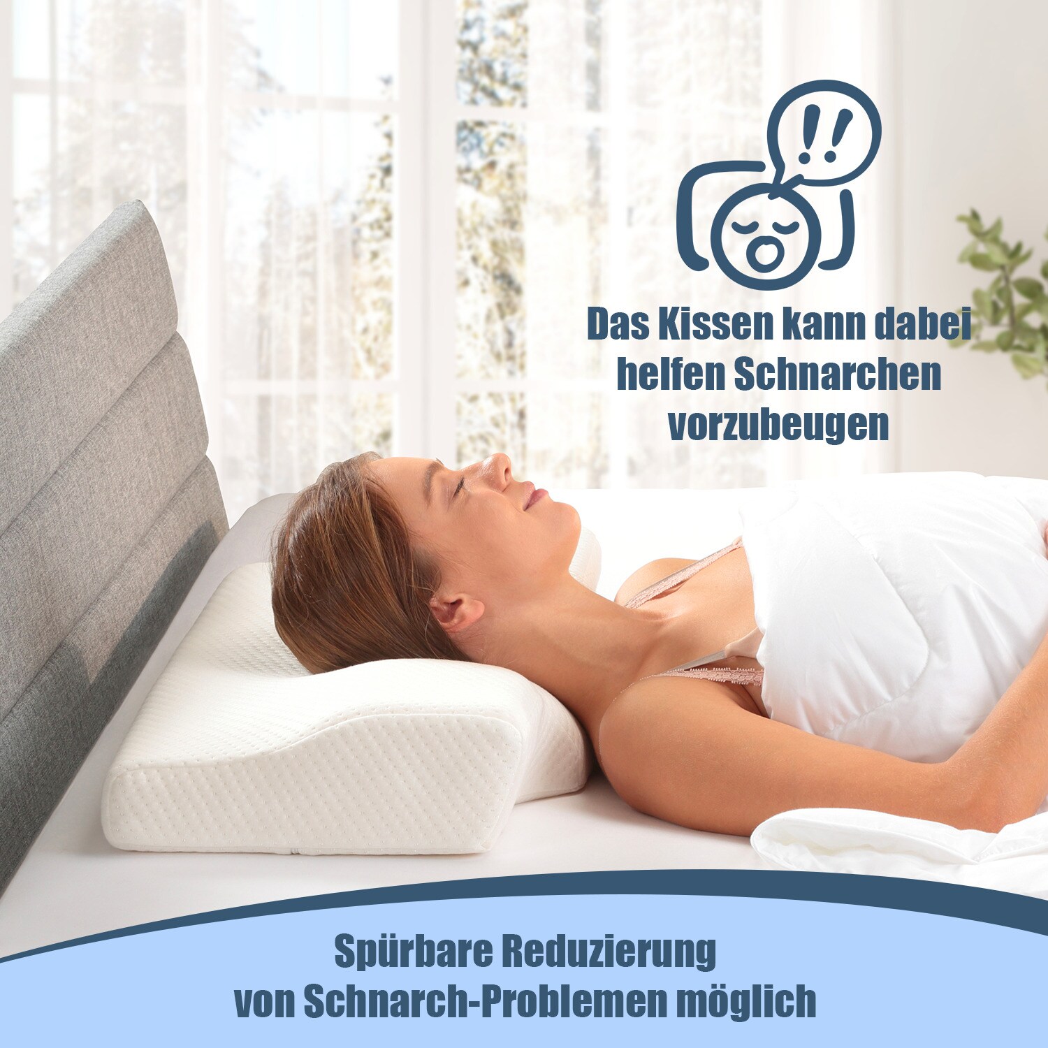 Bestschlaf Anti-Schnarch Kissen »Visko«