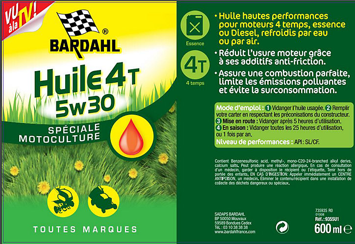 Kit de démarrage universel 4T Bardahl