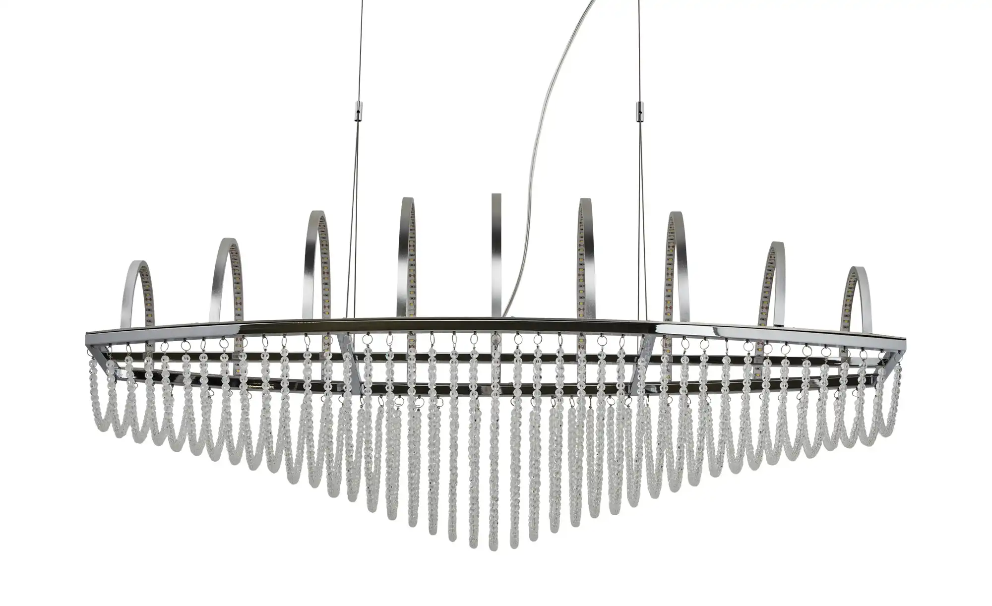 KHG LED- Pendelleuchte, mit Kristallbehang